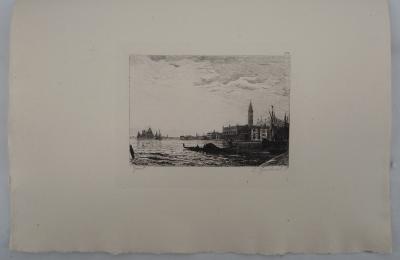 Félix ZIEM (d’après) - Vue de Venise- Gravure, #Durand Ruel - 1873 2