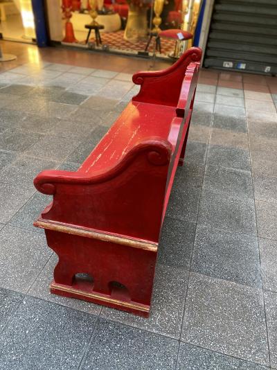 Banc vénitien en bois 2