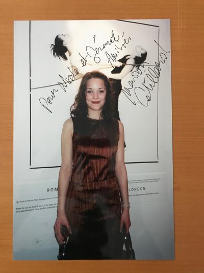 Gérard Fouquet - Marion Cotillard – Photographie : tirage & autographe original d’époque 2
