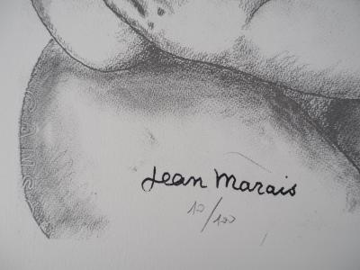 Jean MARAIS - La Paternité : père et fils - Lithographie signée 2