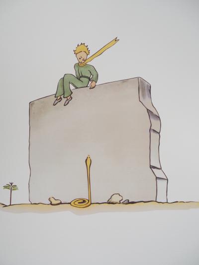 Antoine DE SAINT-EXUPERY: The Little Prince and the Temptation of the Serpent - Lithograph 2
