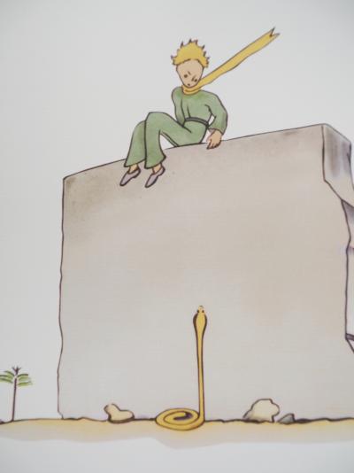 Antoine DE SAINT-EXUPERY: The Little Prince and the Temptation of the Serpent - Lithograph 2