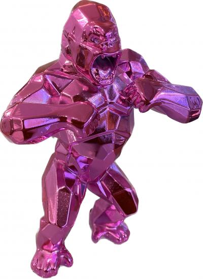 Richard Orlinski Kong Spirit (Rose), circa 2020 2