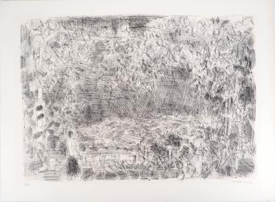 André COTTAVOZ - Foule en liesse, vers 1976 - Lithographie originale, signée 2