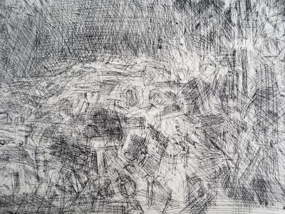 André COTTAVOZ - Foule en liesse, vers 1976 - Lithographie originale, signée 2