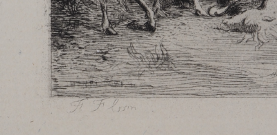 Henri Léopold LEVY : Mazeppa- Gravure, Signée #Durand Ruel - 1873 2