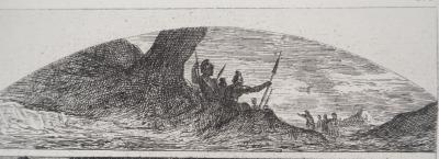 Henri-Léopold LEVY - Jésus dans le tombeau - Gravure, Signée 2