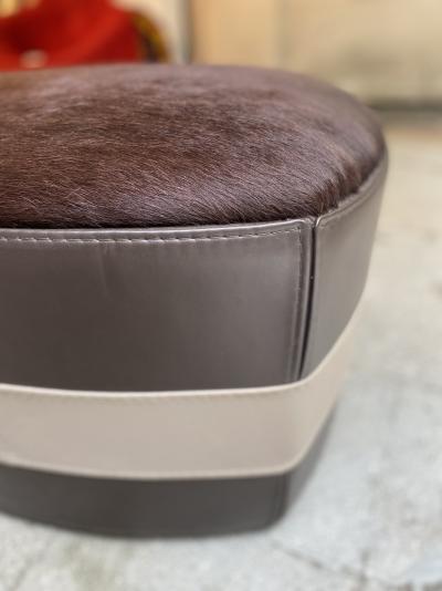 Trussardi - Pouf mobile - Cuir bicolore 2