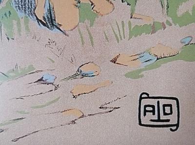 Charles (Hallo) Alo (1884-1969) - Bretagne, Le Golfe du Morbihan - Affiche 2