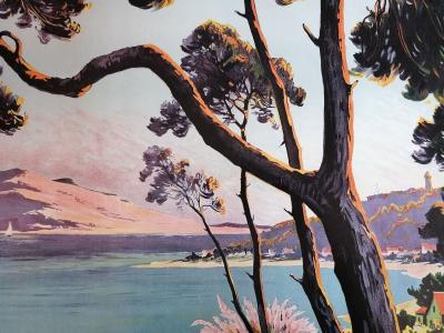 Charles Hallé (1867-1924) - Le Cap Ferret, Entrée du Bassin d’Arcachon - Affiche 2
