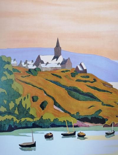 Pierre Ladureau (1882-1975) - Bretagne, Le Yaudet - Affiche 2