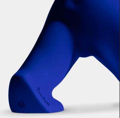 Pompon et Yves Klein - L’Ours Pompon - Sculpture 2