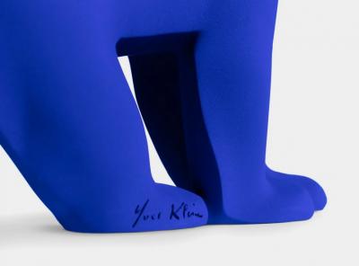 Pompon et Yves Klein - L’Ours Pompon - Sculpture 2