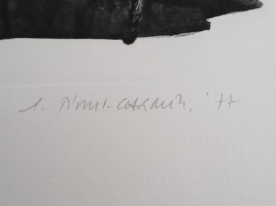 TITUS-CARMEL - La prison d’agrès, 1977 - Pointe sèche originale, signée 2