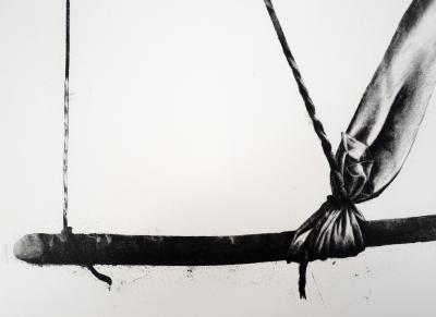 TITUS-CARMEL - Voiles et cordages, 1977 - Pointe sèche originale, signée 2