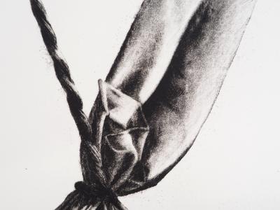 TITUS-CARMEL - Voiles et cordages, 1977 - Pointe sèche originale, signée 2