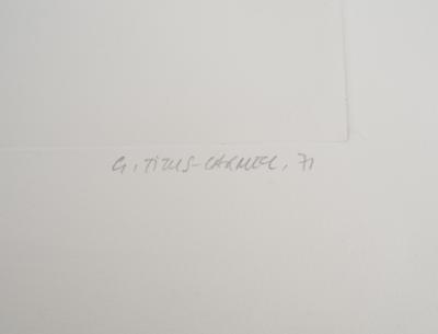 TITUS-CARMEL - The deterioration of the two boxes: contamination, 1971 - Original etching, signed 2
