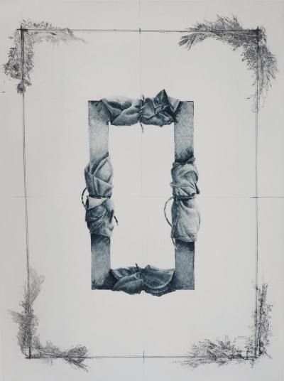 TITUS-CARMEL - La mise en abyme du cadre, 1974 - Gravure originale, signée 2