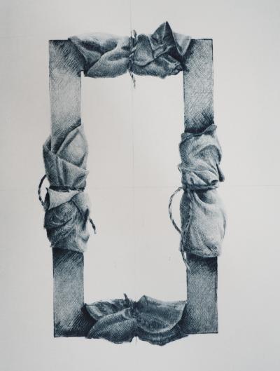 TITUS-CARMEL - La mise en abyme du cadre, 1974 - Gravure originale, signée 2