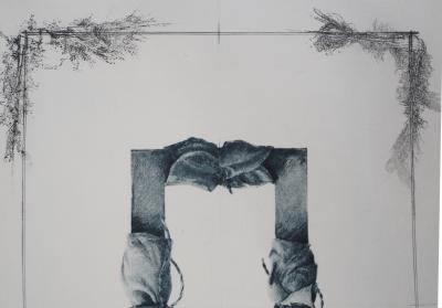 TITUS-CARMEL - La mise en abyme du cadre, 1974 - Gravure originale, signée 2