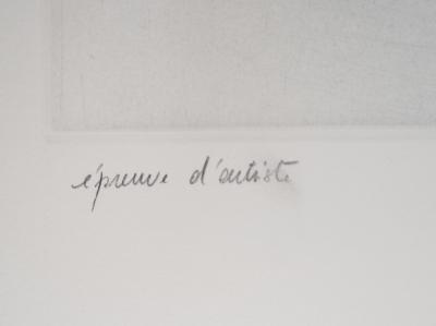 TITUS-CARMEL - La mise en abyme du cadre, 1974 - Gravure originale, signée 2