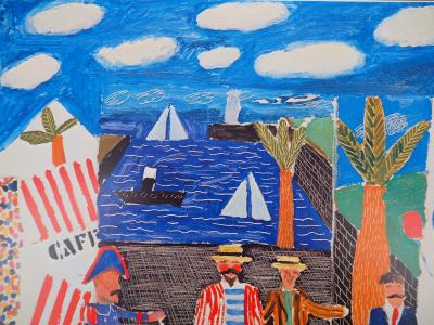 David HOCKNEY : Théâtre, Tirésias, 1981 - Affiche originale d’époque 2