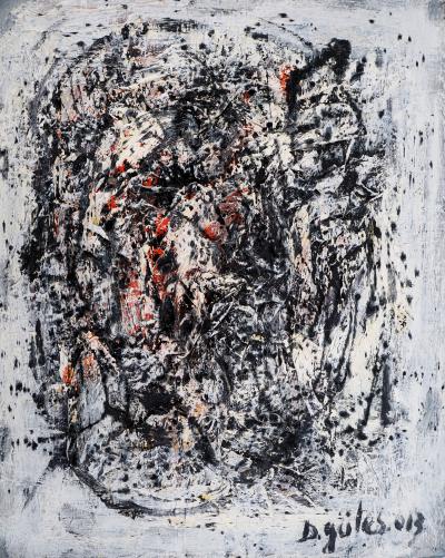 Dyap GULER - Le condamné - Technique mixte sur toile 2