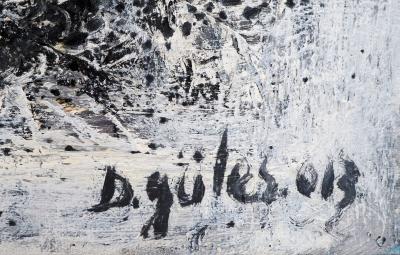 Dyap GULER - Le condamné - Technique mixte sur toile 2