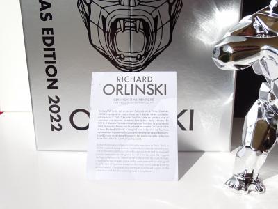 Richard Orlinski - Silver Kong, sculpture, 2022 2