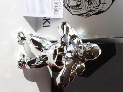 Richard Orlinski - Silver Kong, sculpture, 2022 2