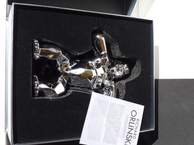 Richard Orlinski - Silver Kong, sculpture, 2022 2