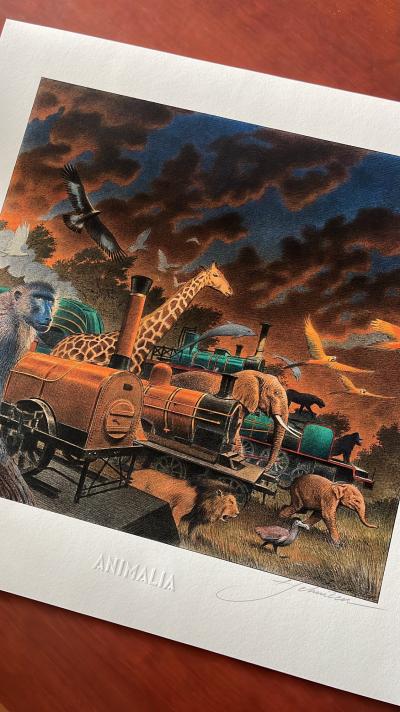 François SCHUITEN, ANIMALIA, 2023, Pigment ink 2