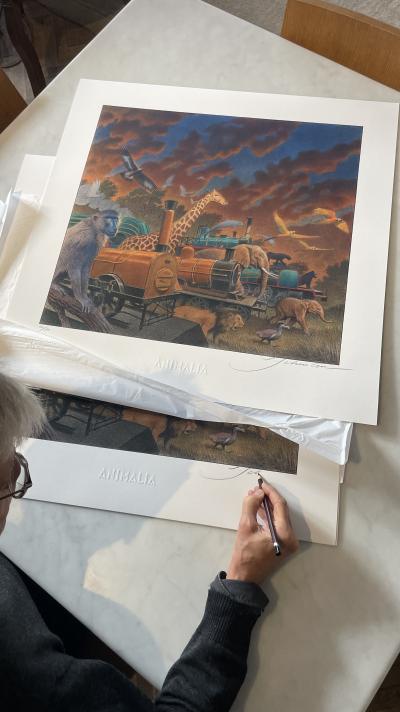 François SCHUITEN, ANIMALIA, 2023, Pigment ink 2