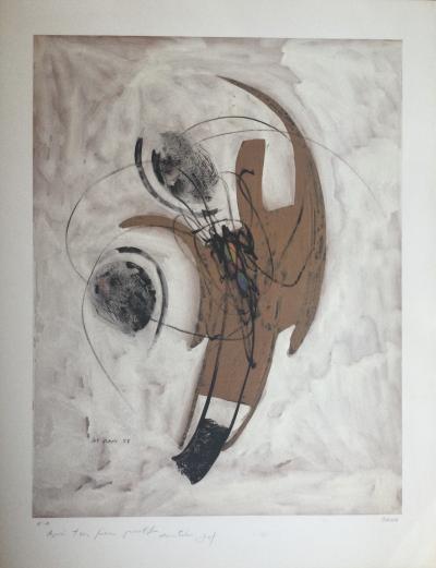 Joseph BANC - Composition, 1957 - signed lithograph 2