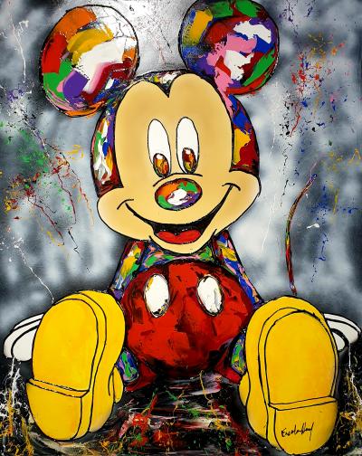 Henry Escobar - Mickey The Color - Peinture originale 2