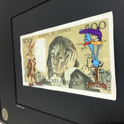 Cisco - Séduction, 2024 - Acrylique sur billet 2