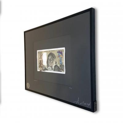 Cisco - Séduction, 2024 - Acrylique sur billet 2