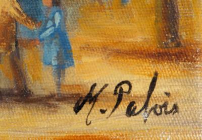 Michel PABOIS - Vue historique de Paris : le Luxembourg - Huile sur toile originale signée 2