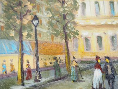 Michel PABOIS - Paris : l’Opéra Garnier  - Huile sur toile originale signée 2