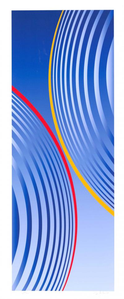 Friedrich Geiler  - Composition Géométrique, 2021 - Estampe signée à la main 2
