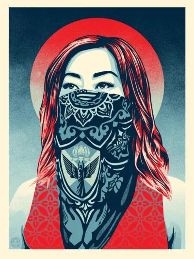 SHEPARD FAIREY (OBEY) - JUST ANGELS RISING, 2021 2