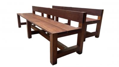 Claire Bataille (1940) et Paul Ibens (1939-2020) Paire de bancs 2