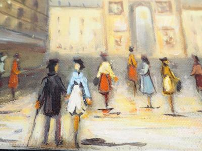 Michel PABOIS - Avenue des Champs-Elysées - Huile sur toile originale signée 2
