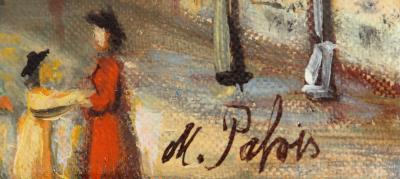 Michel PABOIS - Avenue des Champs-Elysées - Huile sur toile originale signée 2
