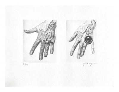 Judith Prigent Tirage édition limitée «  Les Mains de Charlotte » 2