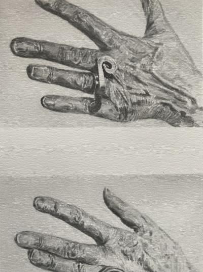 Judith Prigent Tirage édition limitée «  Les Mains de Charlotte » 2
