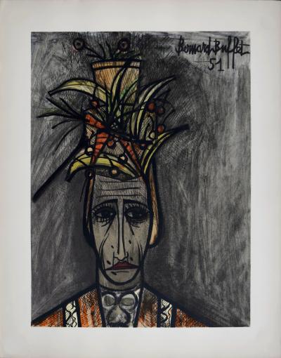 Bernard BUFFET - Carnaval, 1960 - Original lithograph (Hand-numbered!) 2