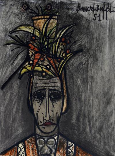 Bernard BUFFET - Carnaval, 1960 - Original lithograph (Hand-numbered!) 2