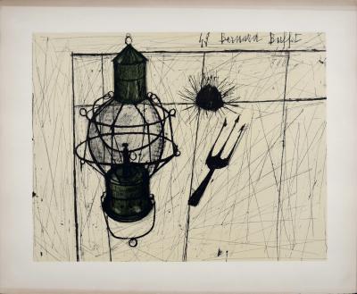 Bernard BUFFET - Lampe tempête, 1960 - Original lithograph (Hand-numbered !) 2