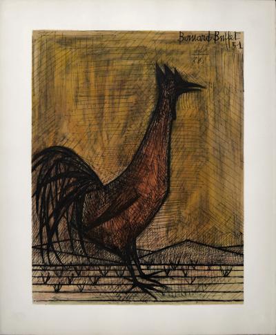 Bernard BUFFET - Coq, 1960 - Original lithograph (Hand-numbered!) 2